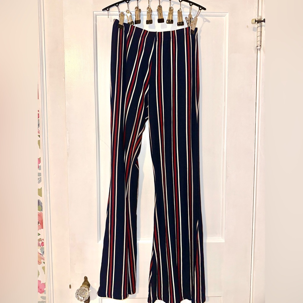 Striped Flare Pants